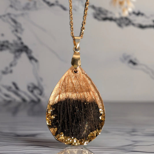 Kettenanhänger mit Tierhaar, Asche, Zahn oder Blüten – Erinnerung